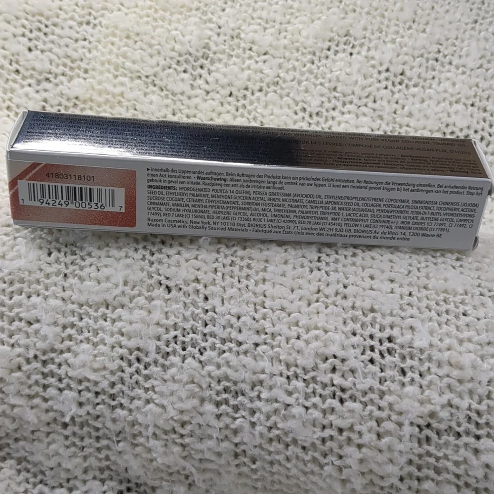 Buxom Plump Shot Sheer Tint in Plush Peach, 4ml/0.14fl oz